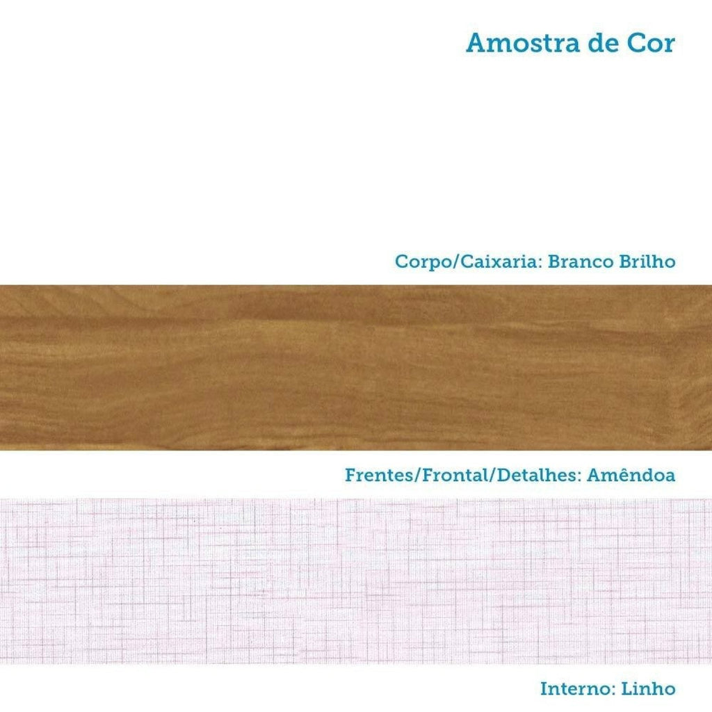 Quarto de Bebê Completo Jolie Retrô 100% MDF Yescasa