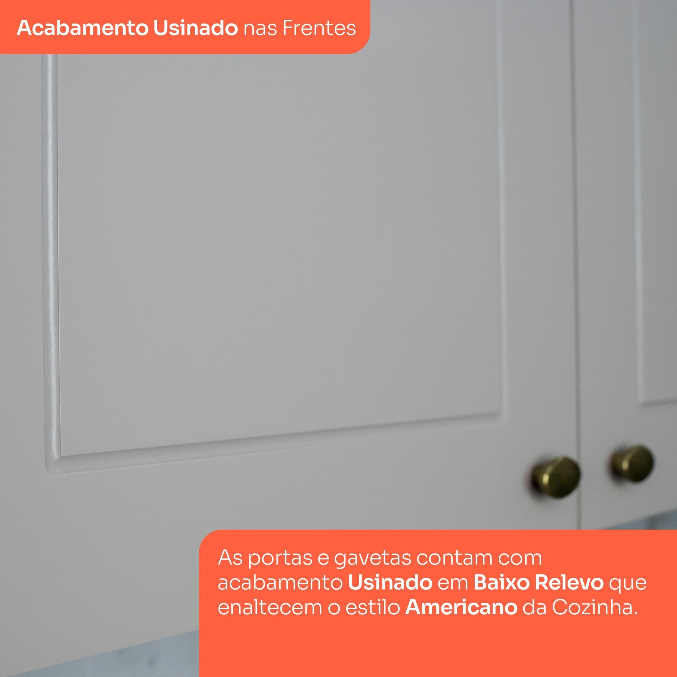 Cozinha Completa Modulada 5 Peças Emily Cinza/Nature Espresso Móveis