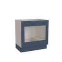 Balcão para Forno de Embutir 80cm sem Tampo Arizona CabeCasa MadeiraOriginals Azul/Branco