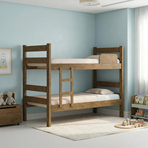 Beliche Solteiro Prisma Plus MDF Amadeirado Marrom J&A Móveis