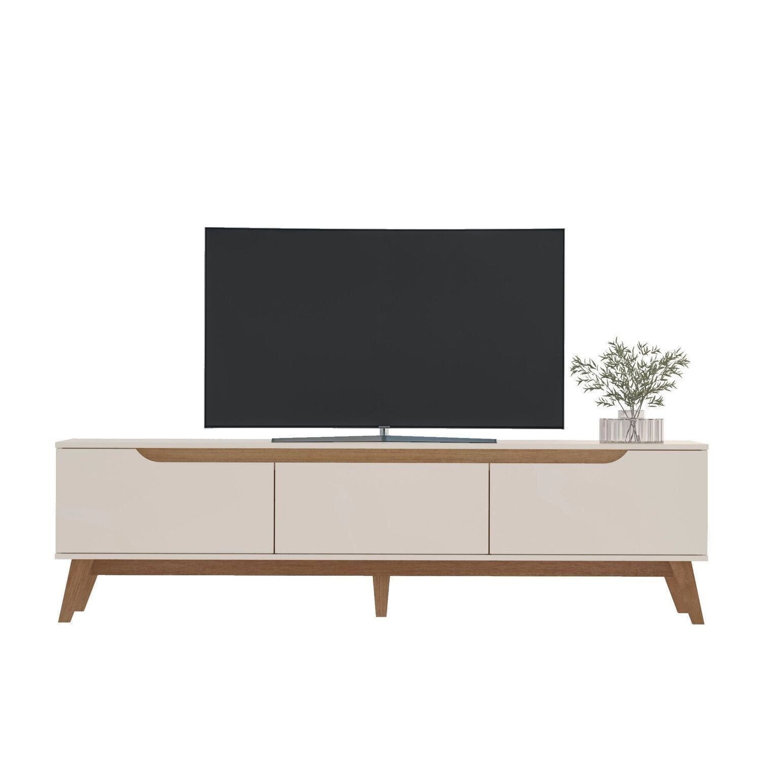 Rack para TV até 75 Polegadas MDF 180cm 2 Portas 1 Gaveta Liverpool Yescasa