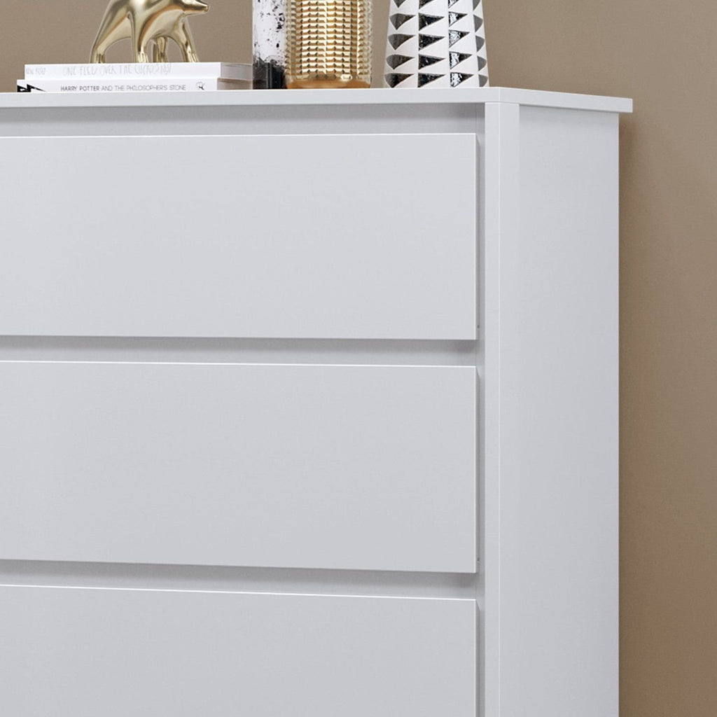 Cômoda 4 Gavetas em MDP 89x92cm Carla MX Móveis Branco
