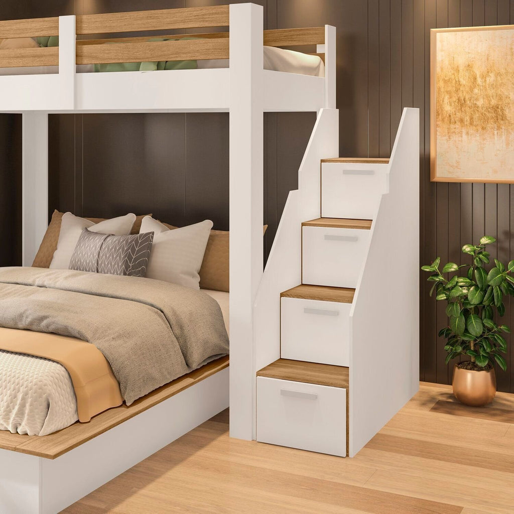 Beliche Family Adulto Star Plus Casatema MadeiraOriginals Branco/Amadeirado Montana