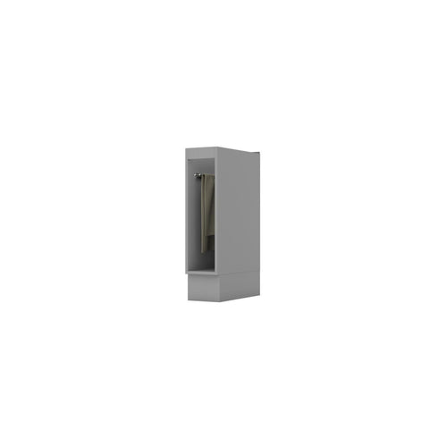 Balcão Porta Toalha Cozinha 20cm Emily Espresso Móveis Cinza