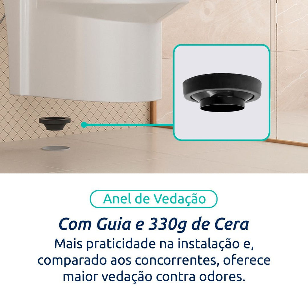 Vaso Sanitário Monobloco Cerâmica Navies Tubrax Branco VAB0004