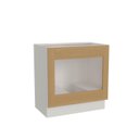 Balcão para Forno de Embutir 80cm sem Tampo Arizona CabeCasa MadeiraOriginals Azul/Branco