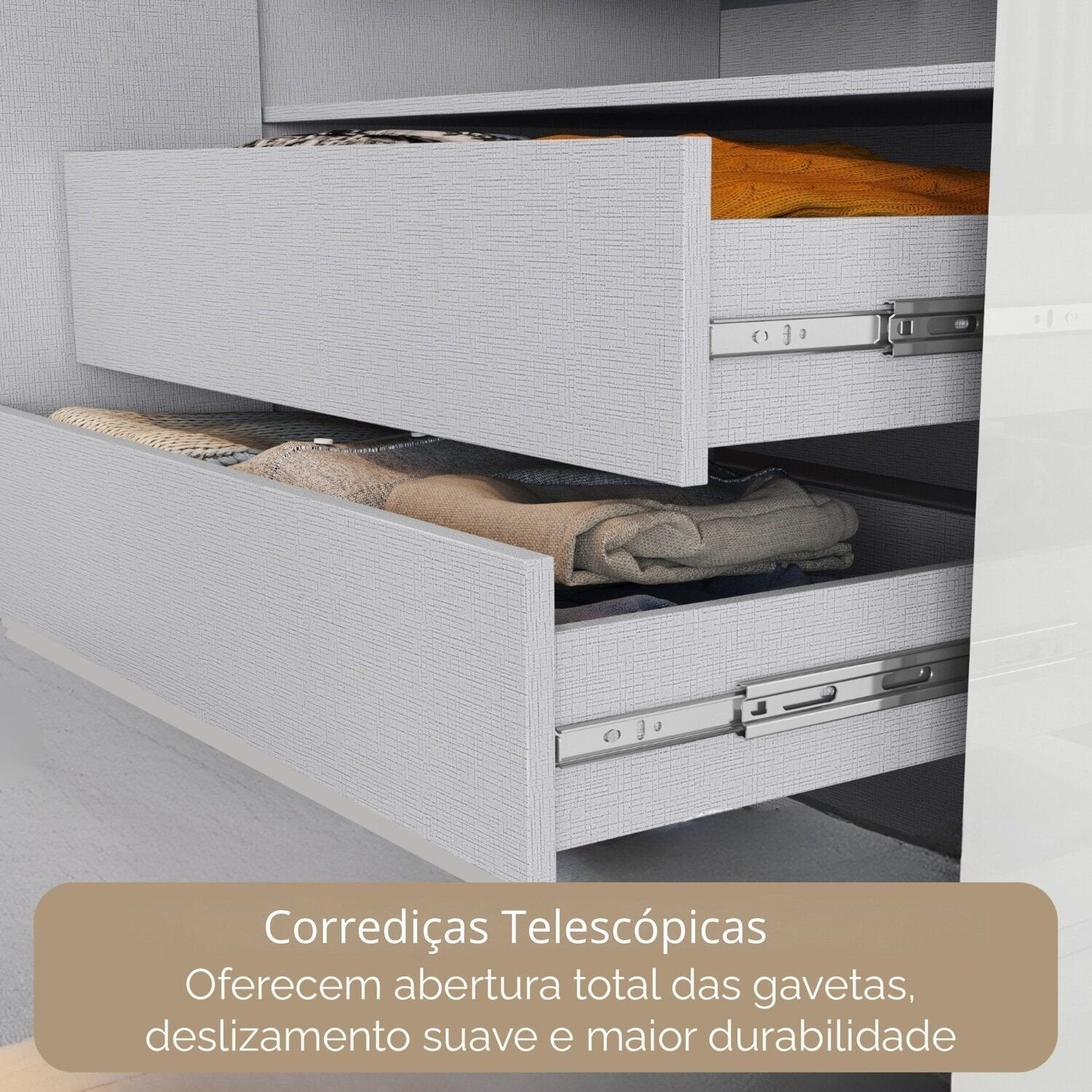 Guarda-Roupa Casal com Espelho 8 Portas 4 Gavetas Paris Maxel Branco