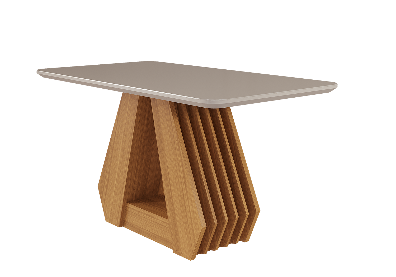 Conjunto Sala de Jantar Mesa Retangular Tampo Vidro/MDF Agata com 4 Cadeiras Paola Marrom Cimol