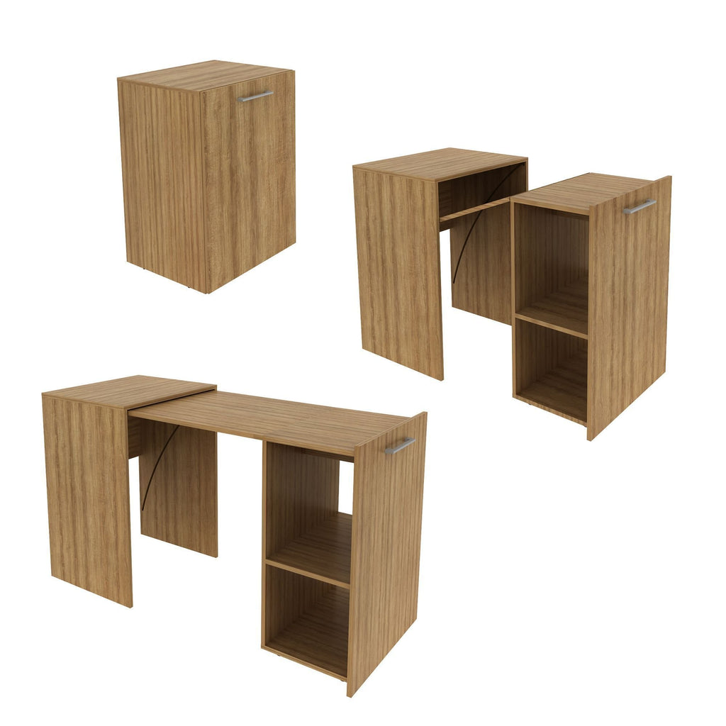 Escrivaninha Retrátil Mesa Escritório ME4170 54cm Tecno Mobili