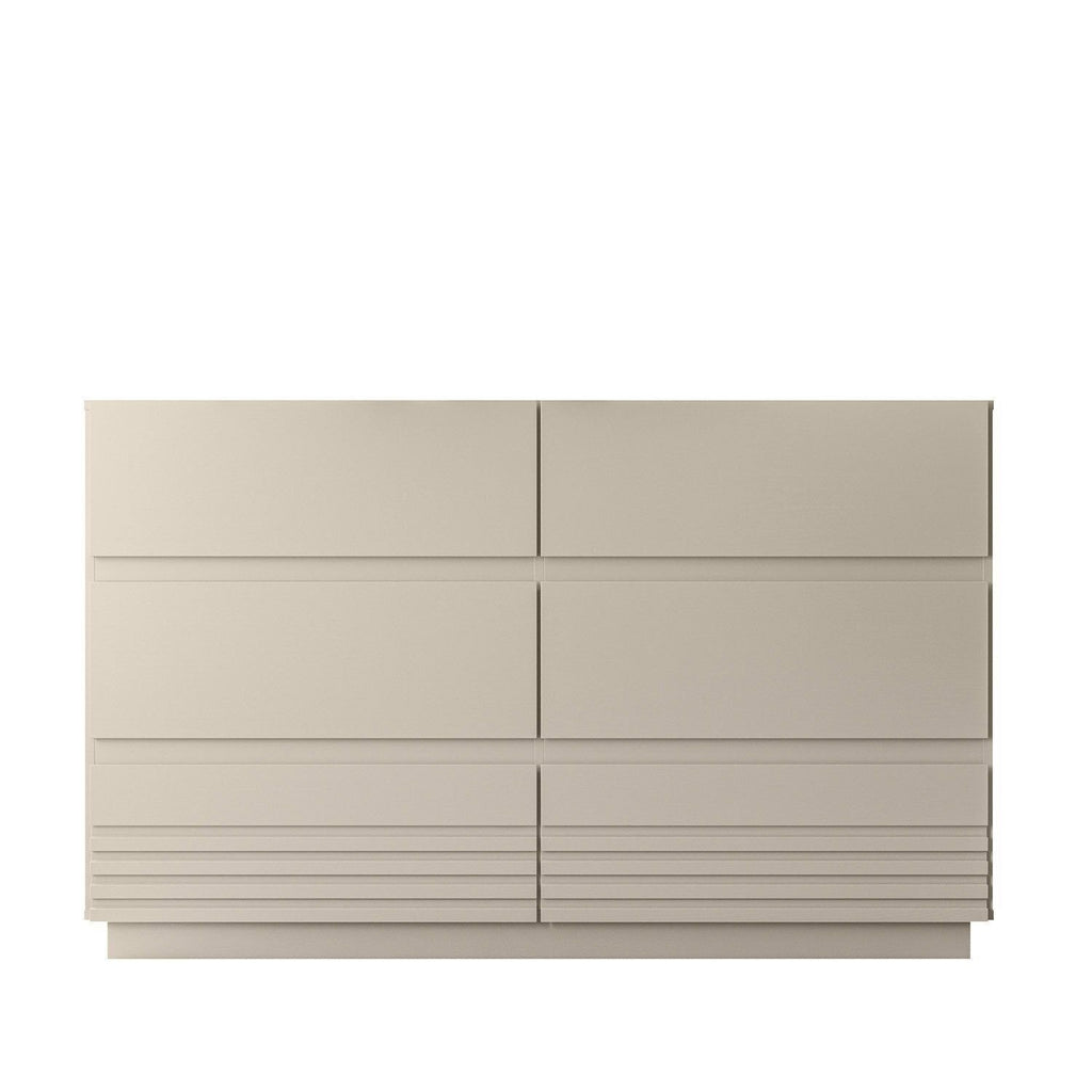 Cômoda 6 Gavetas Samambaia CabeCasa MadeiraOriginals Branco/Off White