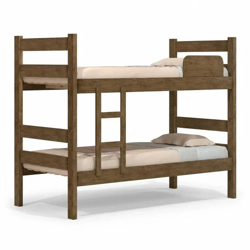 Beliche Solteiro Prisma Plus MDF Amadeirado Marrom J&A Móveis