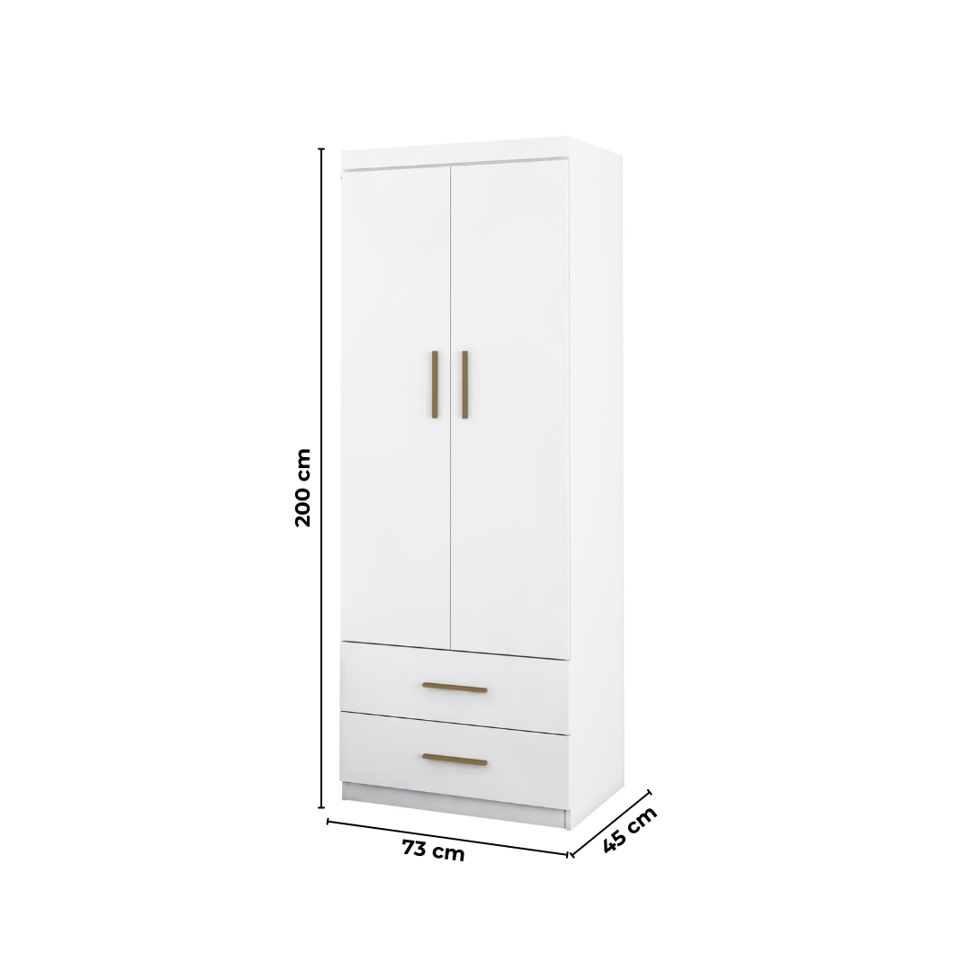Quarto Completo Solteiro Juvenil 4 Peças com Guarda-Roupa e Bicama Modulado Chiara Phoenix Baby