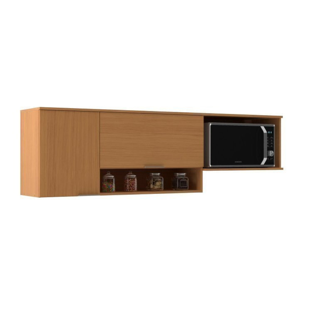 Cozinha Completa Modulada Alice Yescasa 6 Portas 2 Gavetas Laranja/Angelin Premium/Off White