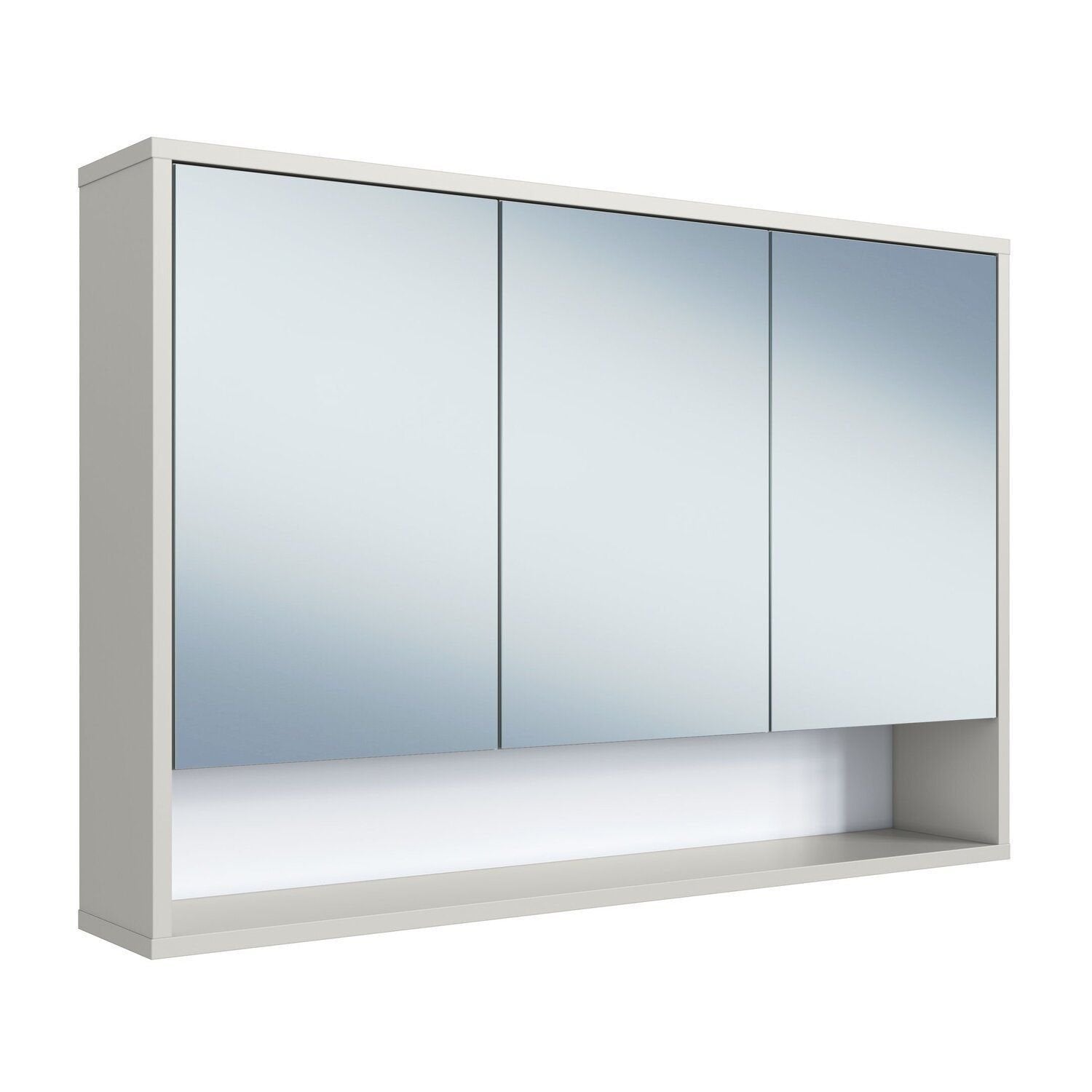 Conjunto para Banheiro Modulado 176cm 4 Peças Gabinete Suspenso com Cuba Berlin Art in Móveis Arenas