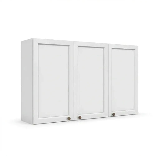 Armário Aéreo 3 Portas 120cm Unna Yescasa Branco