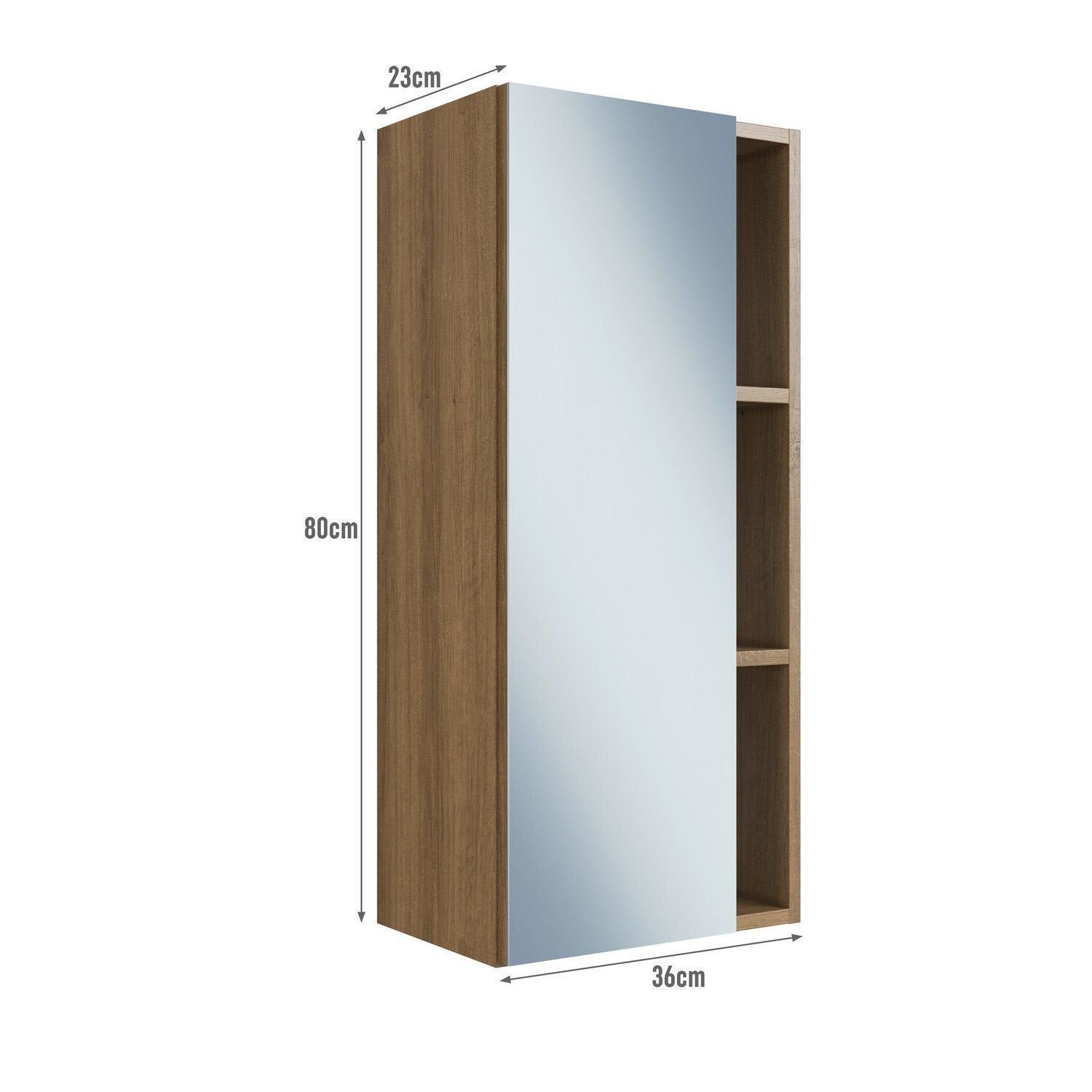 Conjunto para Banheiro Modulado Yescasa 156cm 5 Peças Cuba LED Bege/Mel/Arenas