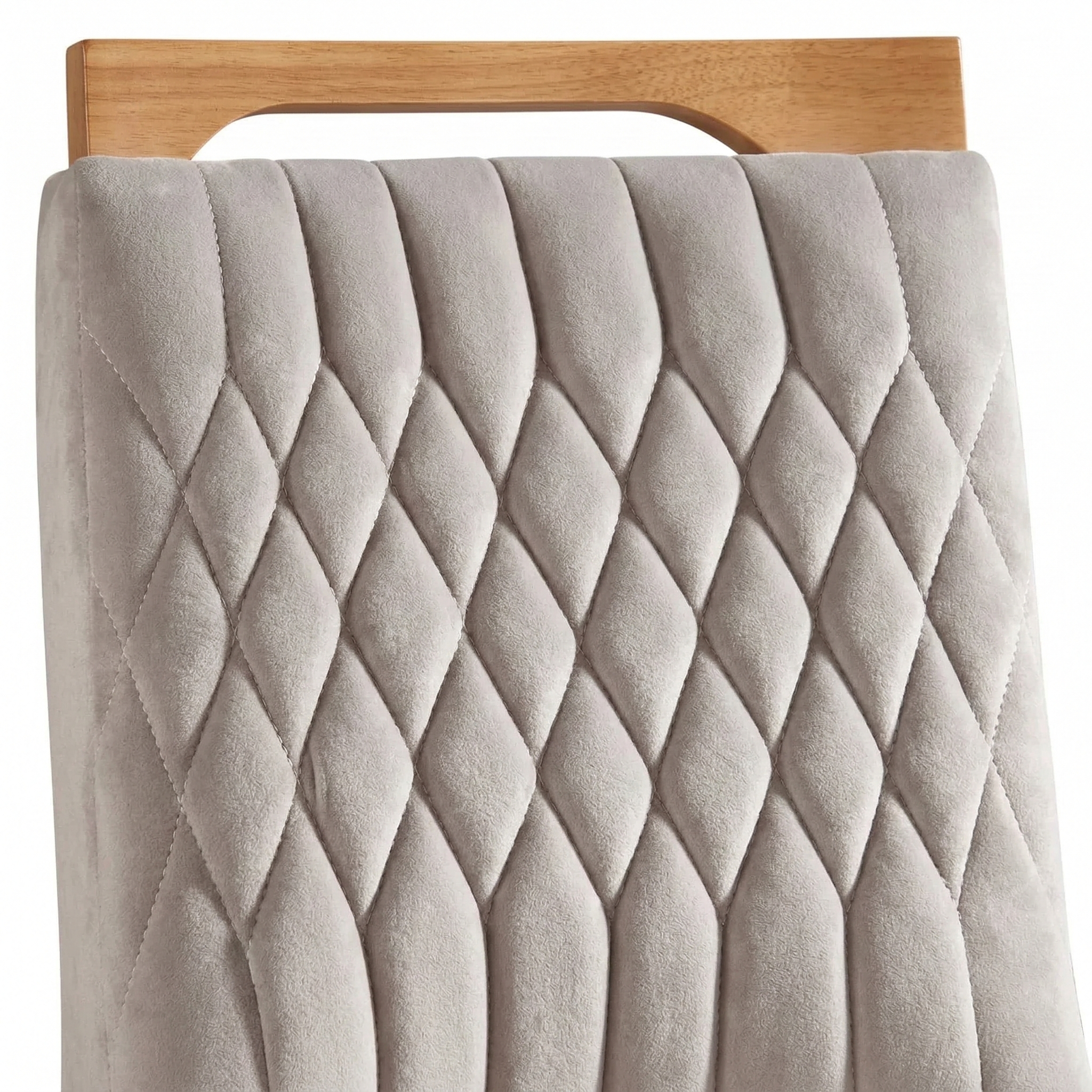Conjunto Sala de Jantar Mesa Safira Tampo Vidro e MDF com 6 Cadeiras Atena LJ Móveis