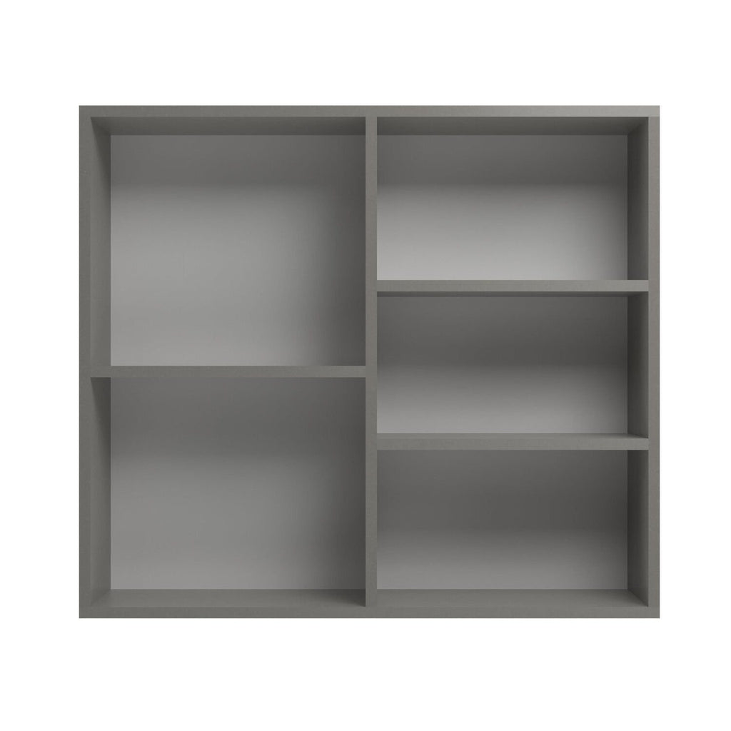 Espelheira para Banheiro Belizze Diamante 1 Porta 77cm Cimento