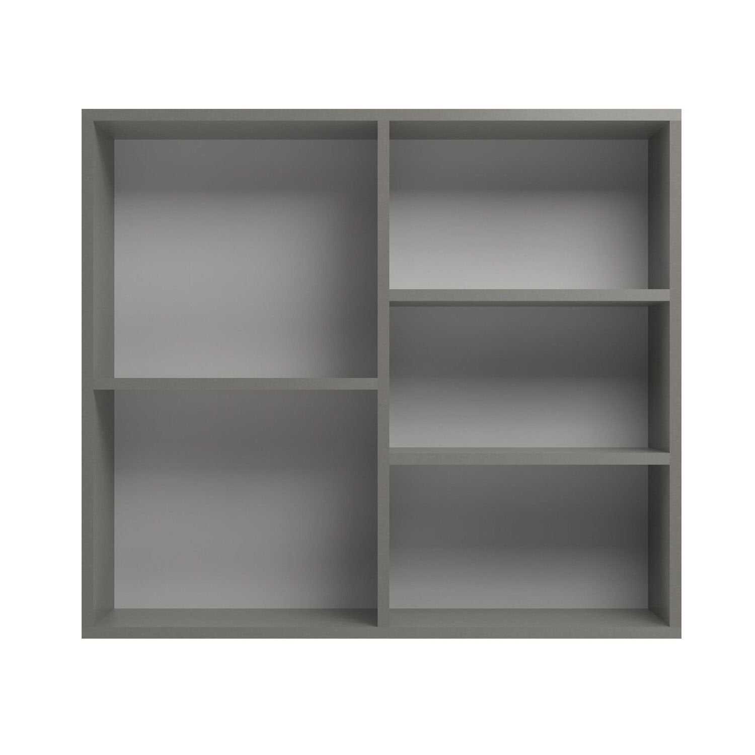 Espelheira para Banheiro Belizze Diamante 1 Porta 77cm Cimento