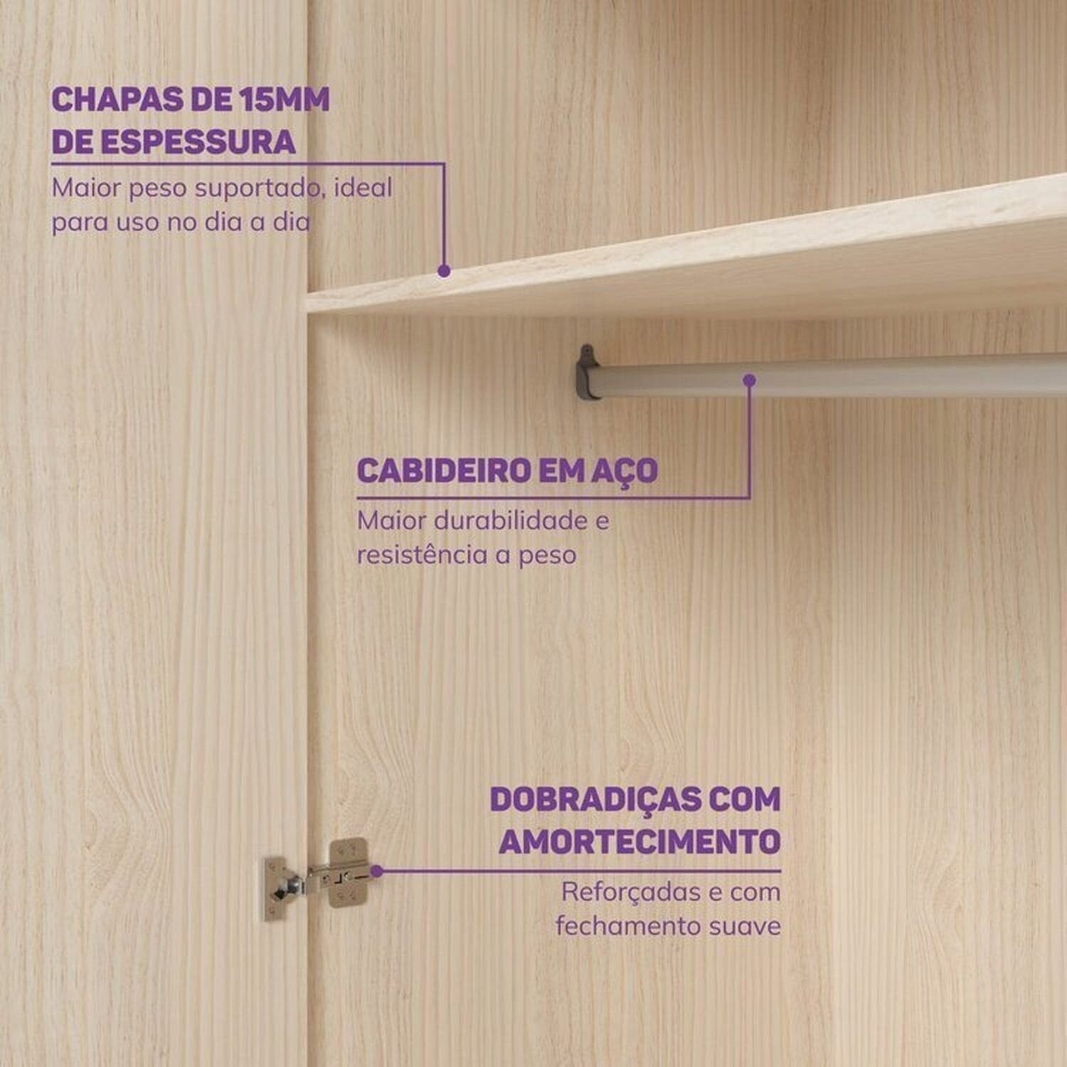 Quarto Infantil Completo Guarda-Roupa Curió Bicama Escrivaninha Estante Petit Verde/Mel Casatema