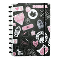Caderno Inteligente Uatt Miau Lover Grande 80 Folhas CIGD4098 Colorido