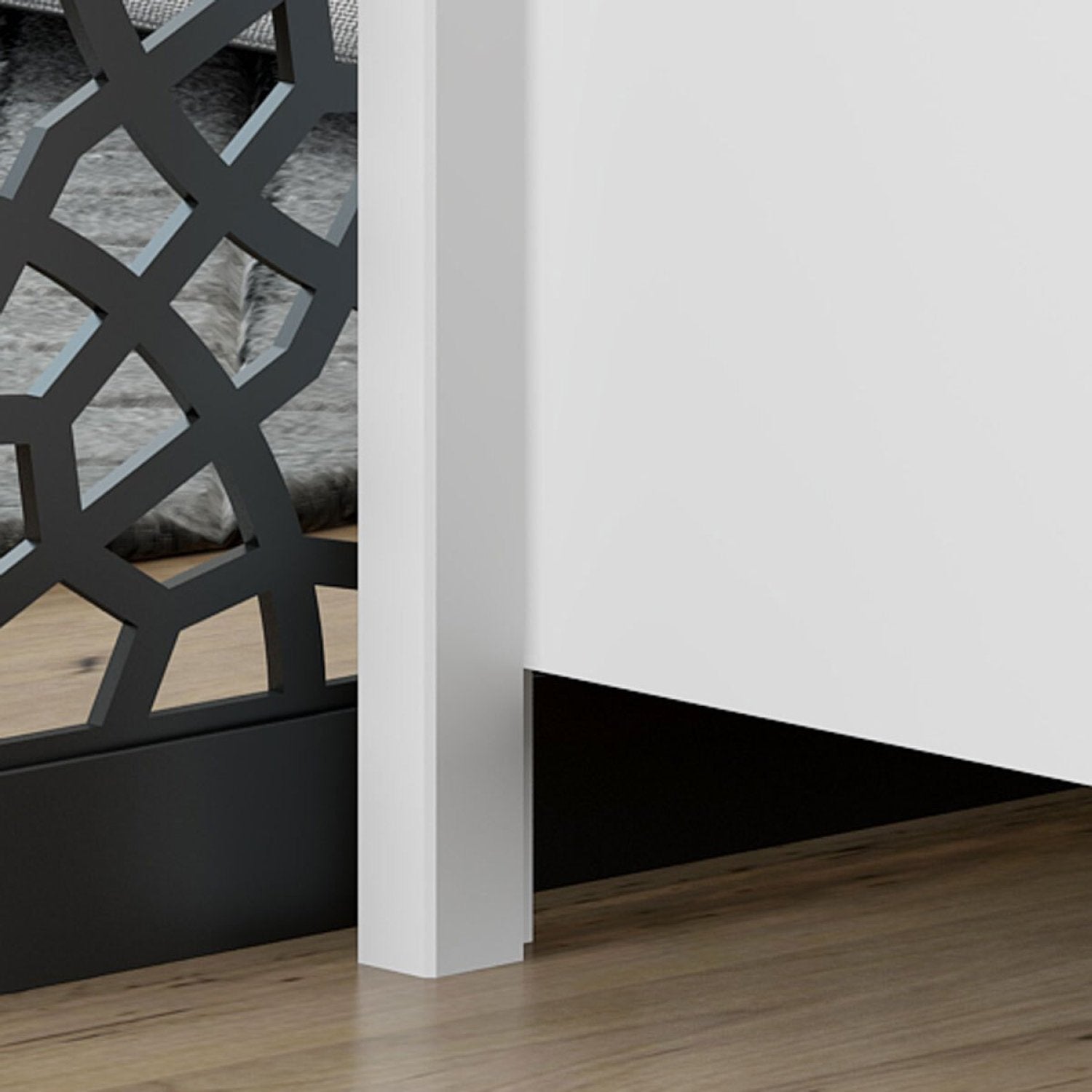 Cômoda para Quarto 6 Gavetas 149,8cm x 72,8cm Branco Ditália Móveis