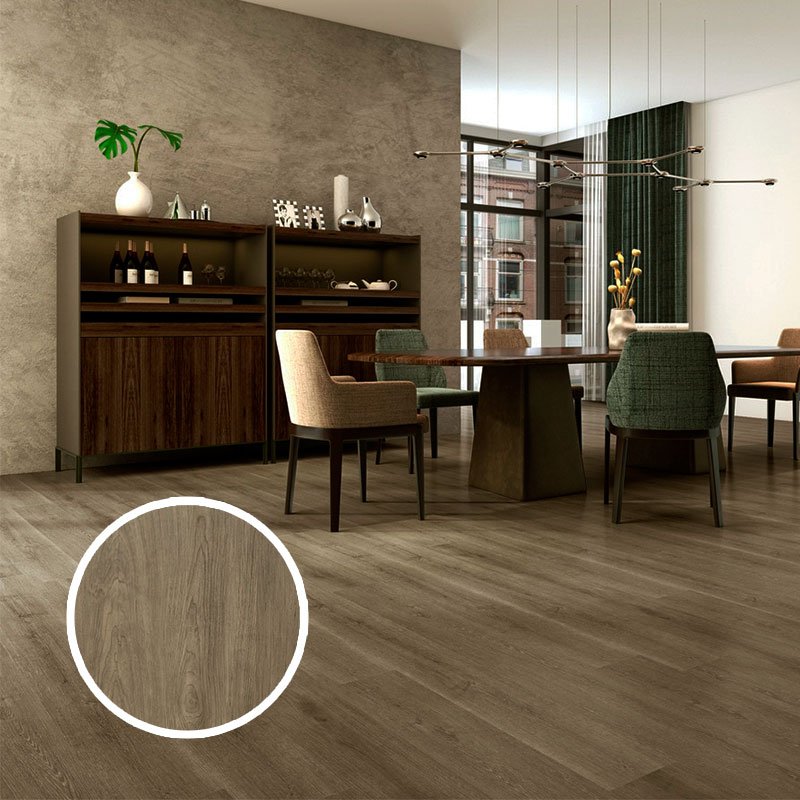 Piso Vinílico Clicado Régua Amadeirado por M² Tubrax