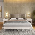 Cama Queen Madeira Maciça Nordik Maison Arven Marrom/Caramel