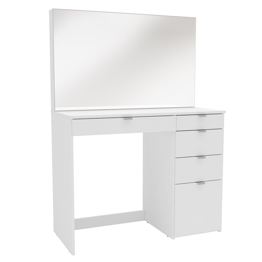 Penteadeira 5 Gavetas 1 Divisor Linden Politorno Branco