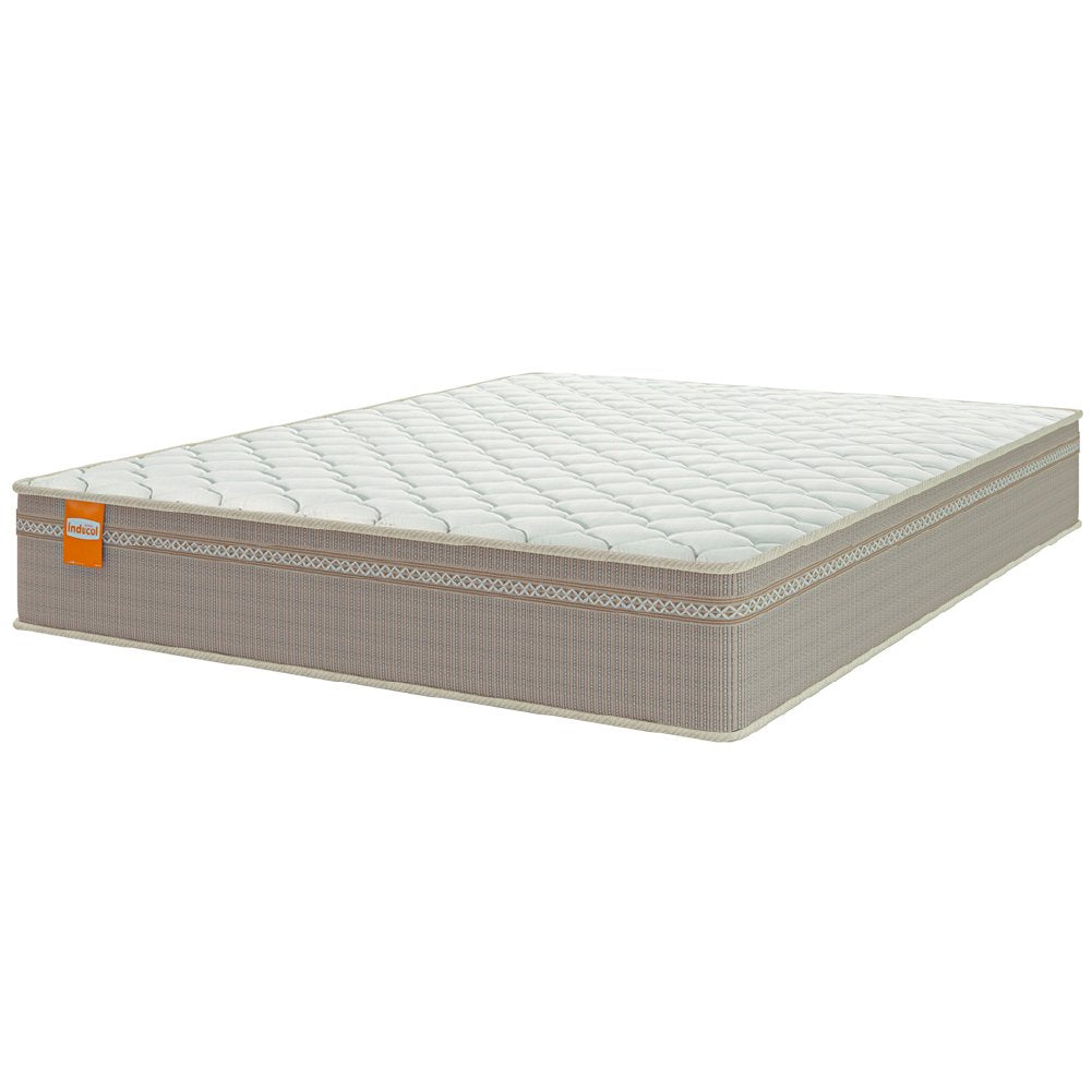 Colchão Casal Molas Qatar CELUPLAS Bege Branco 138x188x22cm