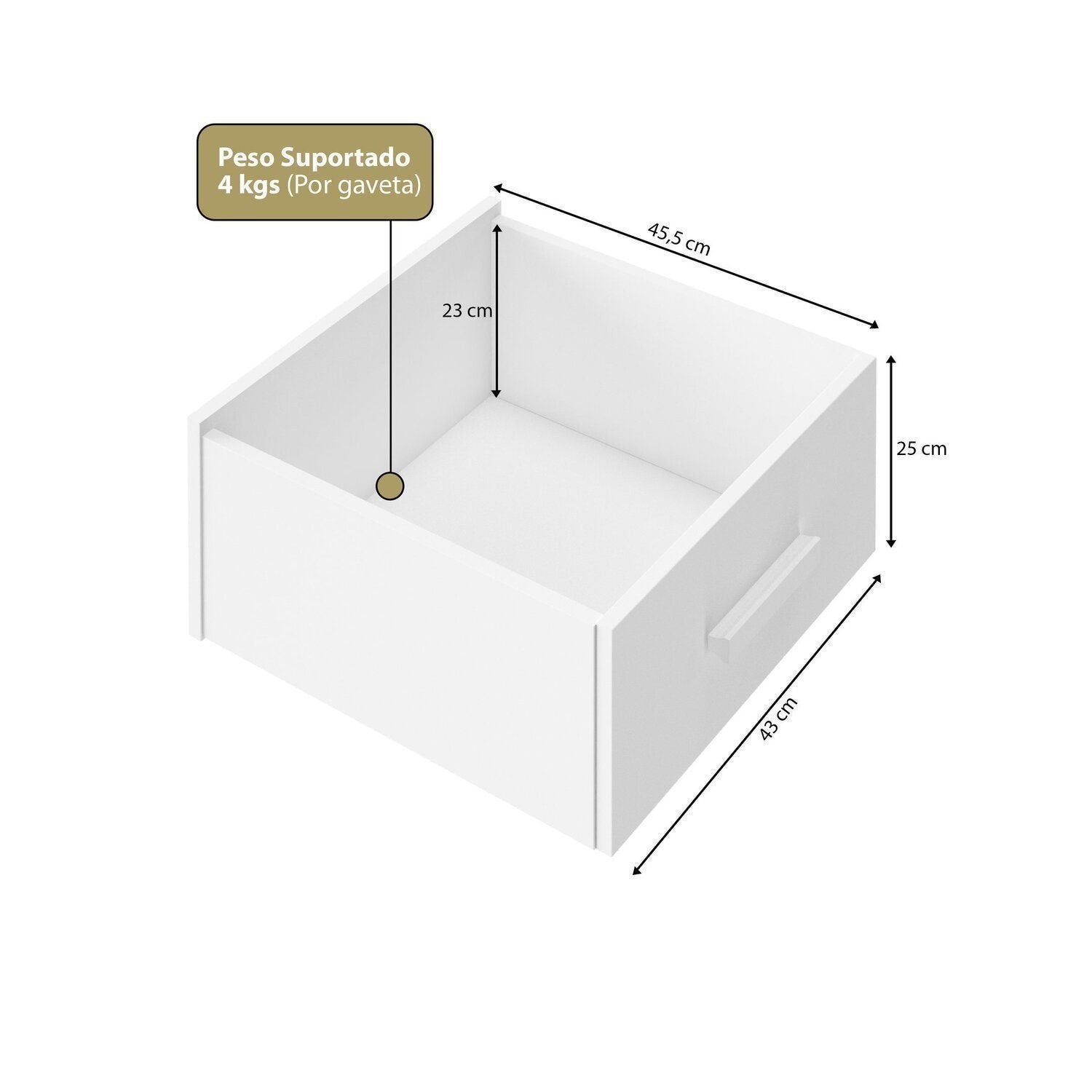 Cama Alta Beliche Office Adulto com Roupeiro e Escrivaninha Moon Yescasa Branco