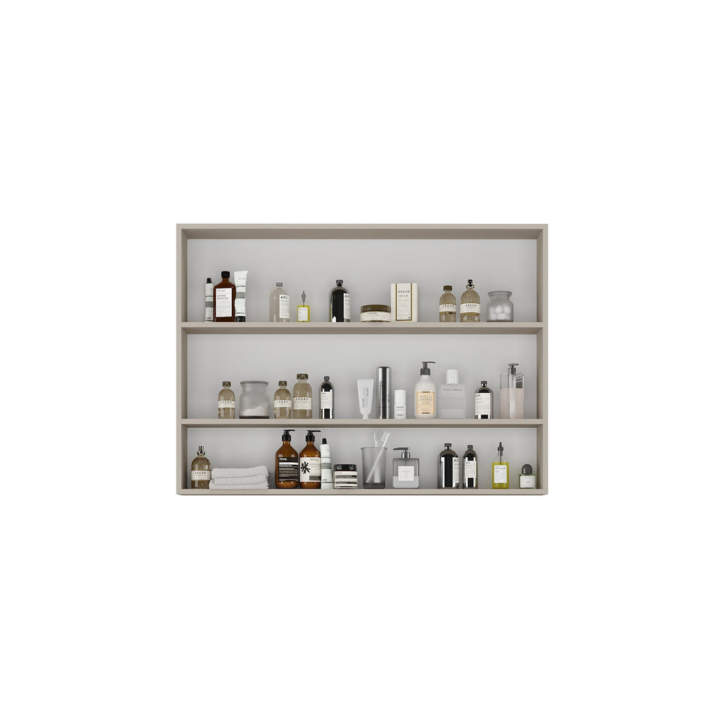 Espelheira para Banheiro Estilare Nature 110cm Nude ESP4036-ND