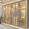 Guarda-Roupa Casal 6 Portas 6 Gavetas Innova Gelius Móveis 100% MDF Branco/Off White
