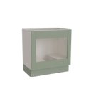Balcão para Forno de Embutir 80cm sem Tampo Arizona CabeCasa MadeiraOriginals Azul/Branco