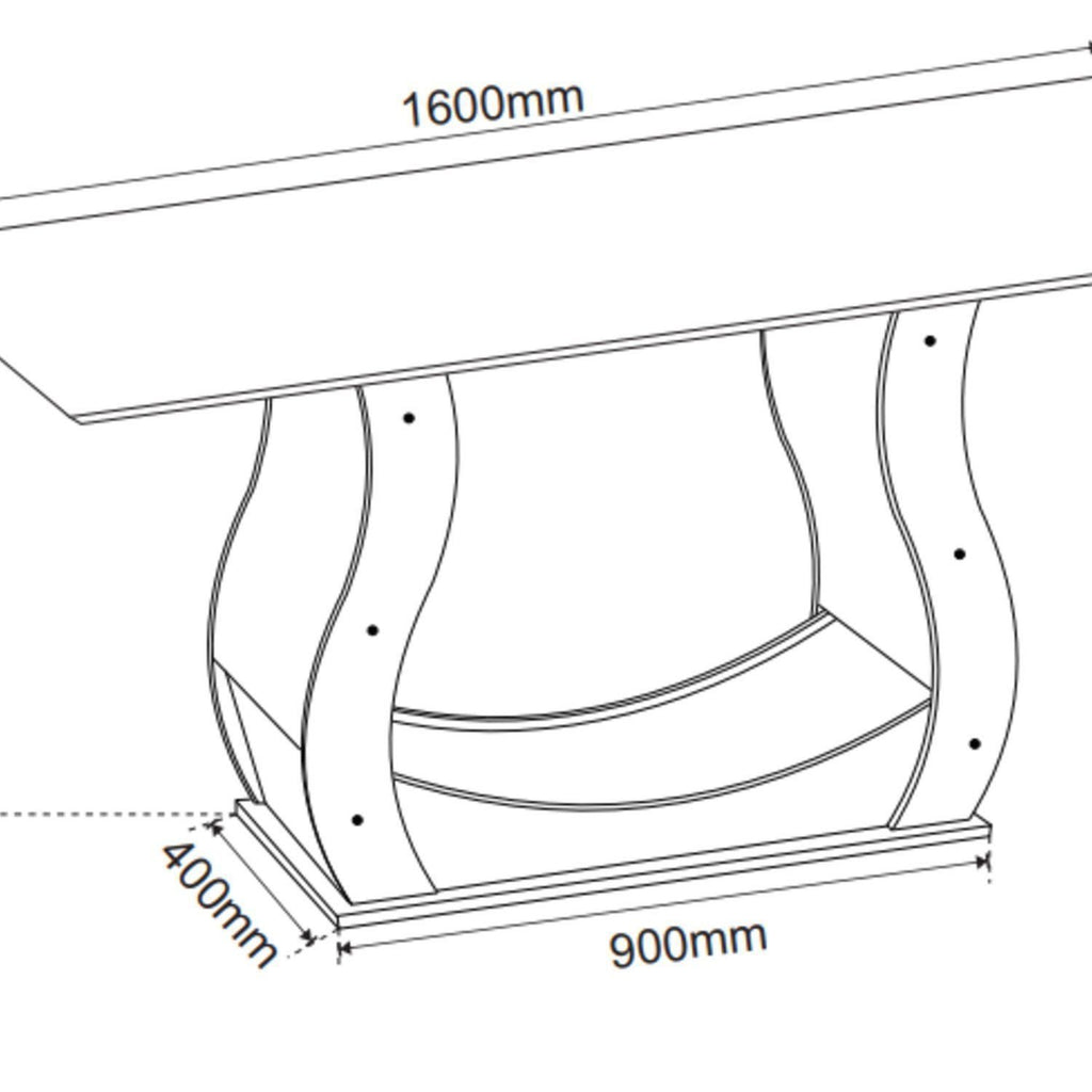 Conjunto Sala de Jantar Mesa Retangular Manuela 160x80 com 6 Cadeiras Yescasa