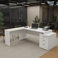 Escrivaninha Mesa Escritório em L Diretor 3 Gavetas 190cm Netmobil