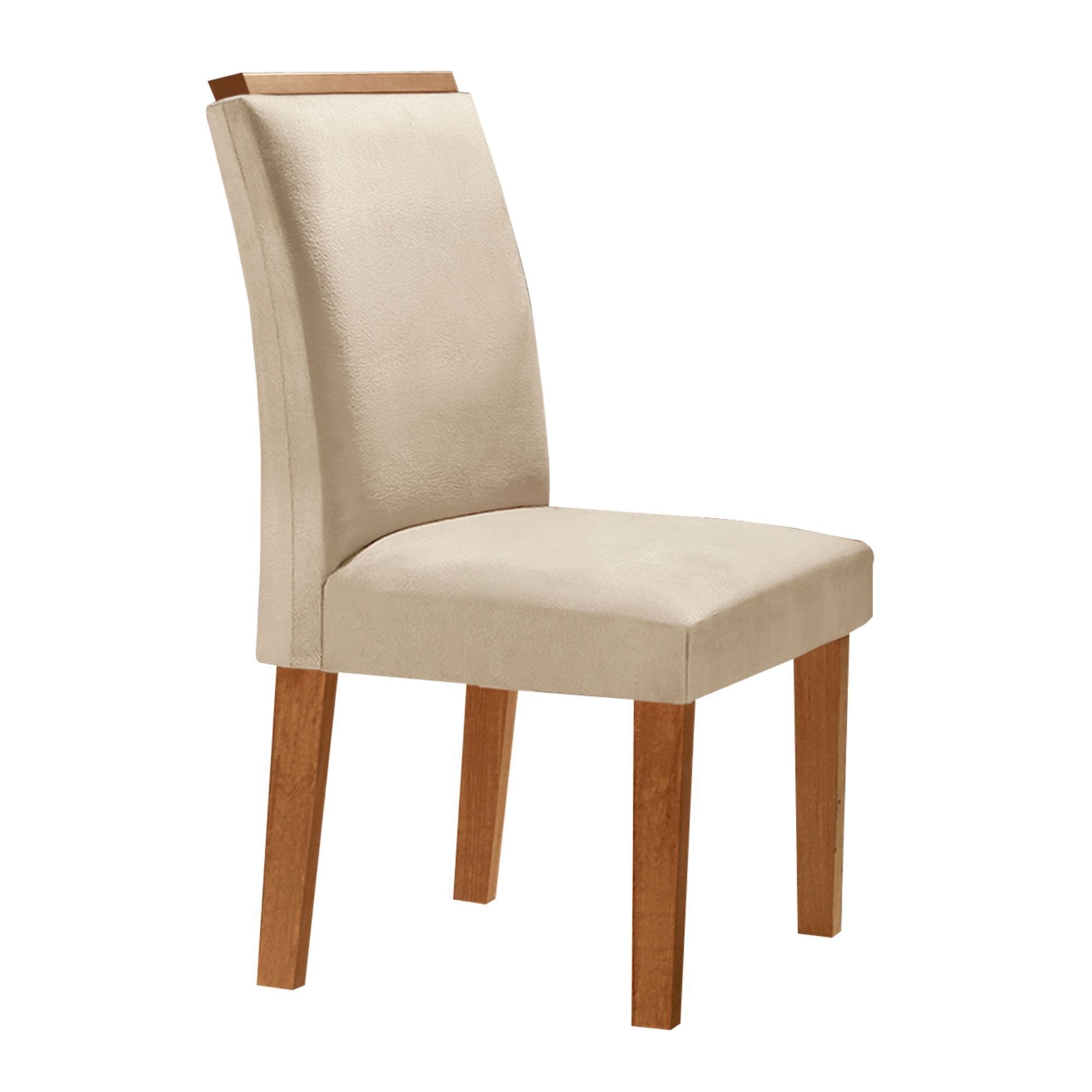 Conjunto Sala de Jantar Mesa Retangular Tampo Vidro/MDF com 8 Cadeiras Luísa Smart Plus Cel Móveis