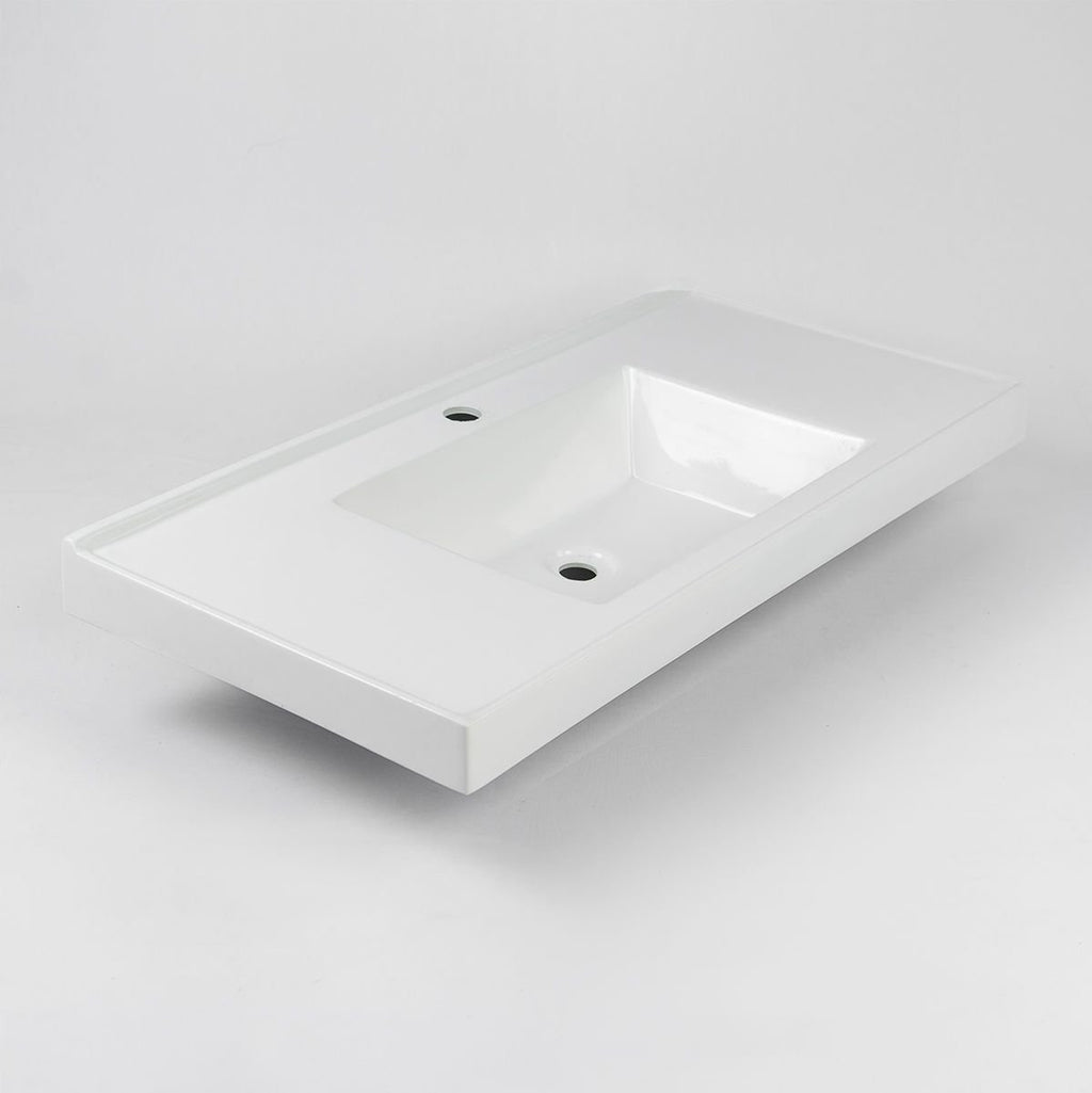 Conjunto para Banheiro Gabinete com Cuba e Espelheira Pietra Móveis Bosi 80cm Branco/Brilho