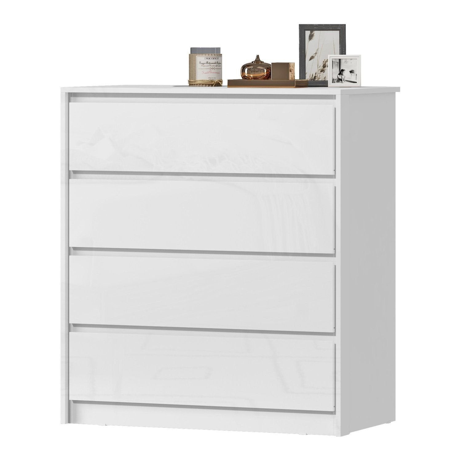 Cômoda 4 Gavetas em MDP 89x92cm Carla MX Móveis Branco
