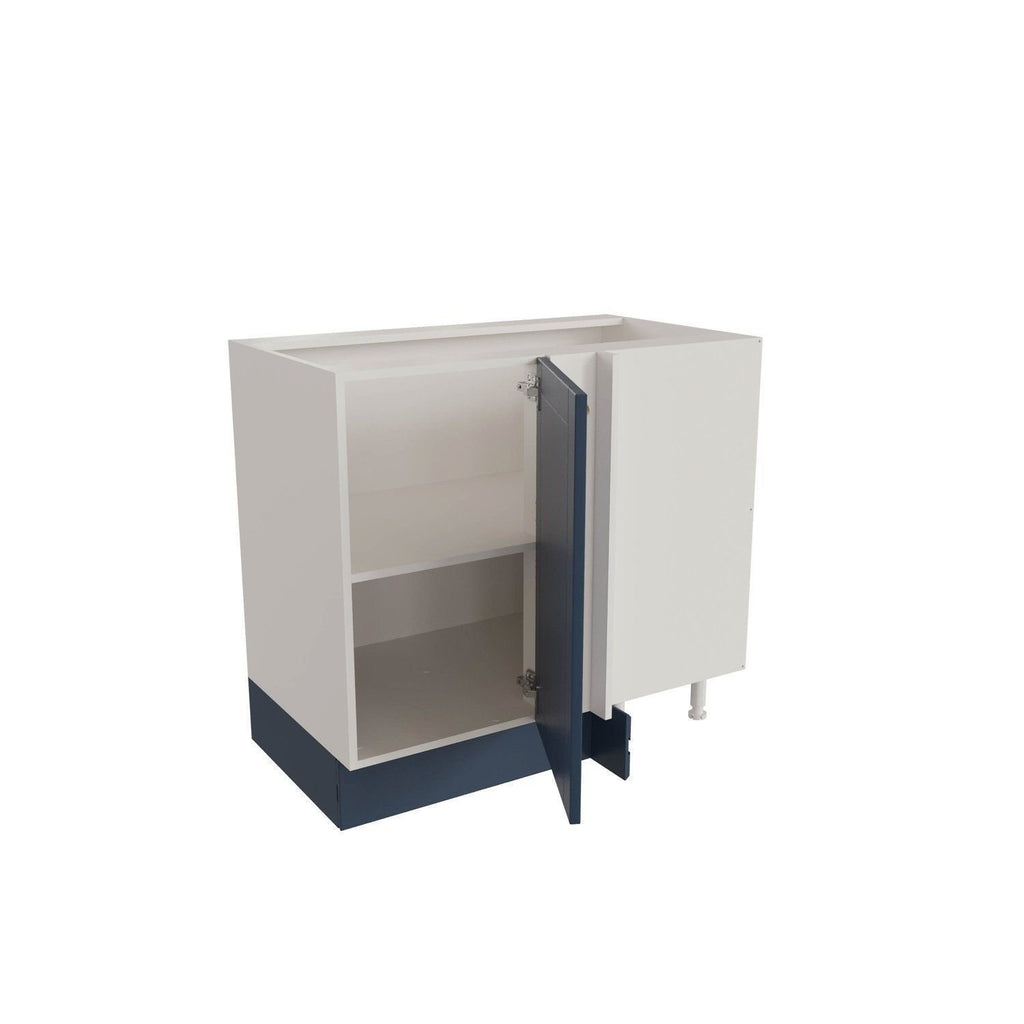 Balcão de Canto Reto sem Tampo 1 Porta Arizona CabeCasa Azul/Branco