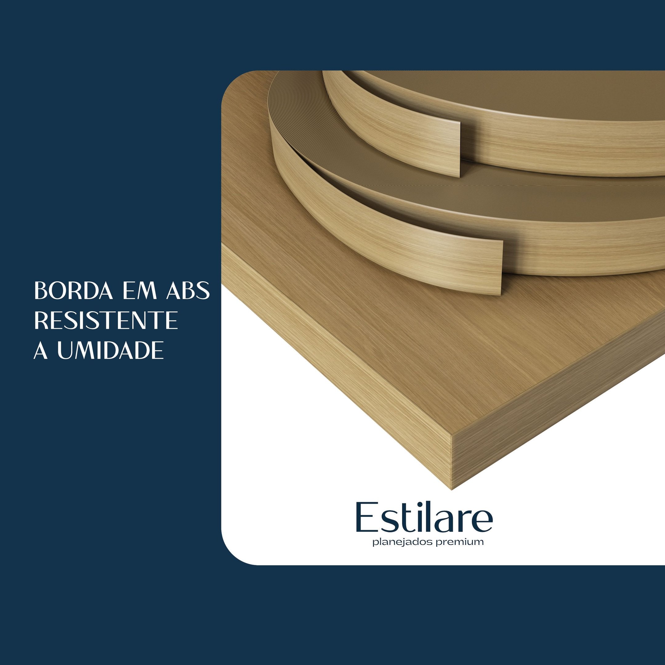 Espelheira para Banheiro Nature Estilare ESP4034-BR 110cm Branco