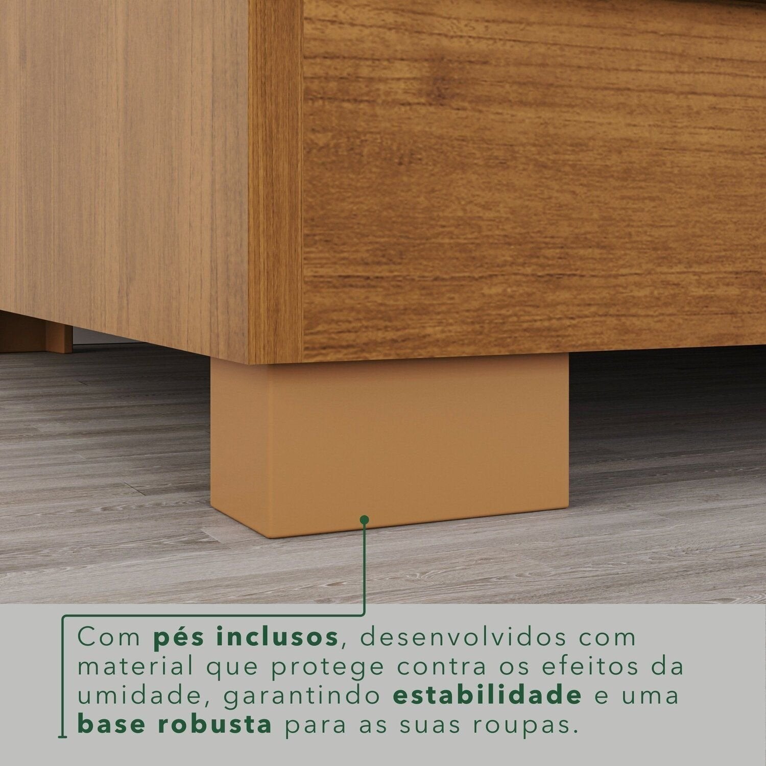 Guarda-Roupa Casal França 8 Portas 4 Gavetas Espresso Móveis Off White/Cinamomo