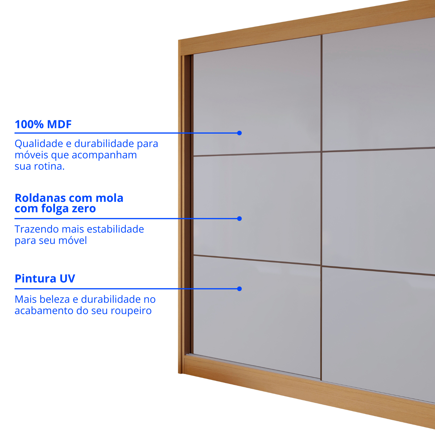Guarda-Roupa Casal 2 Portas 6 Gavetas Hawai D Doro MDF Marrom/Cinamomo/Off White