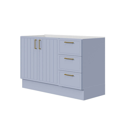 Balcão para Pia 120cm sem Tampo Marselha CabeCasa MadeiraOriginals Azul/Sereno