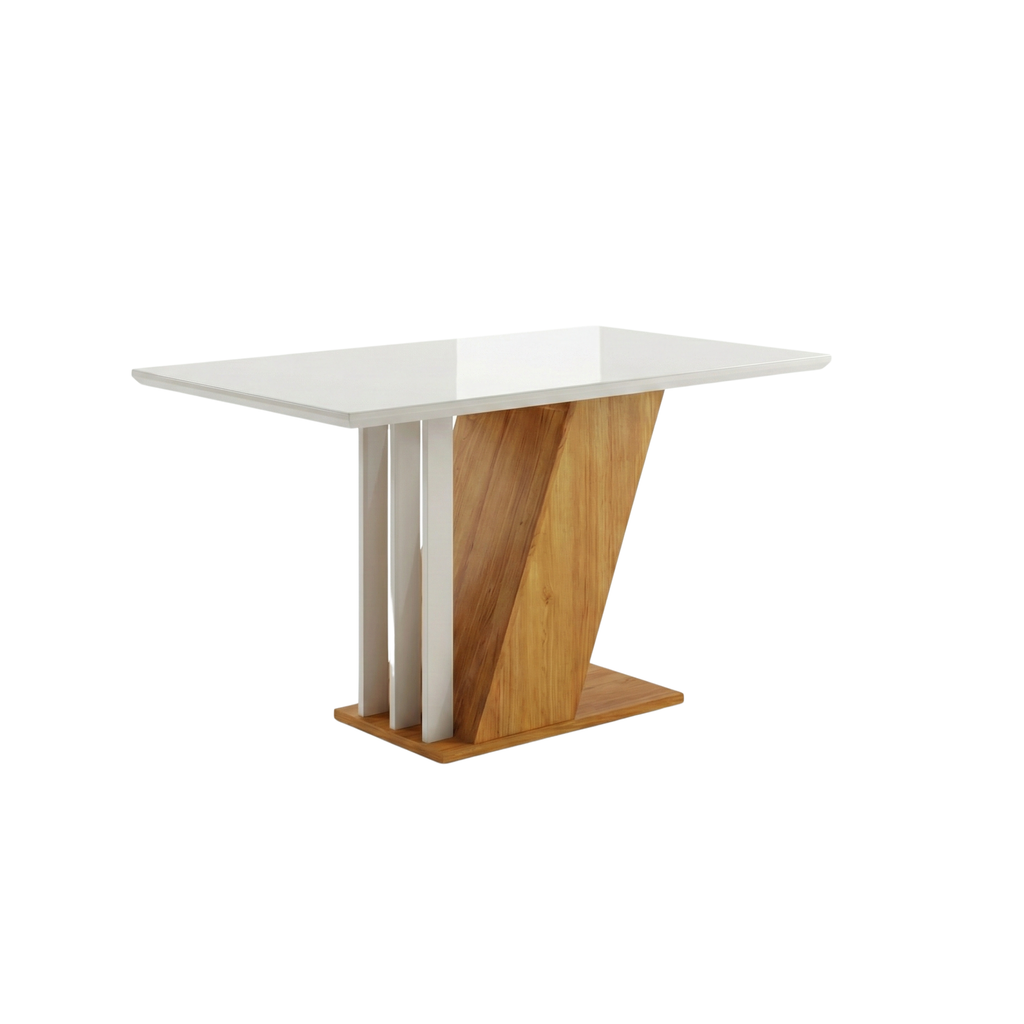 Conjunto Sala de Jantar Mesa Retangular Tampo MDF/MDP com 4 Cadeiras Miami Yescasa