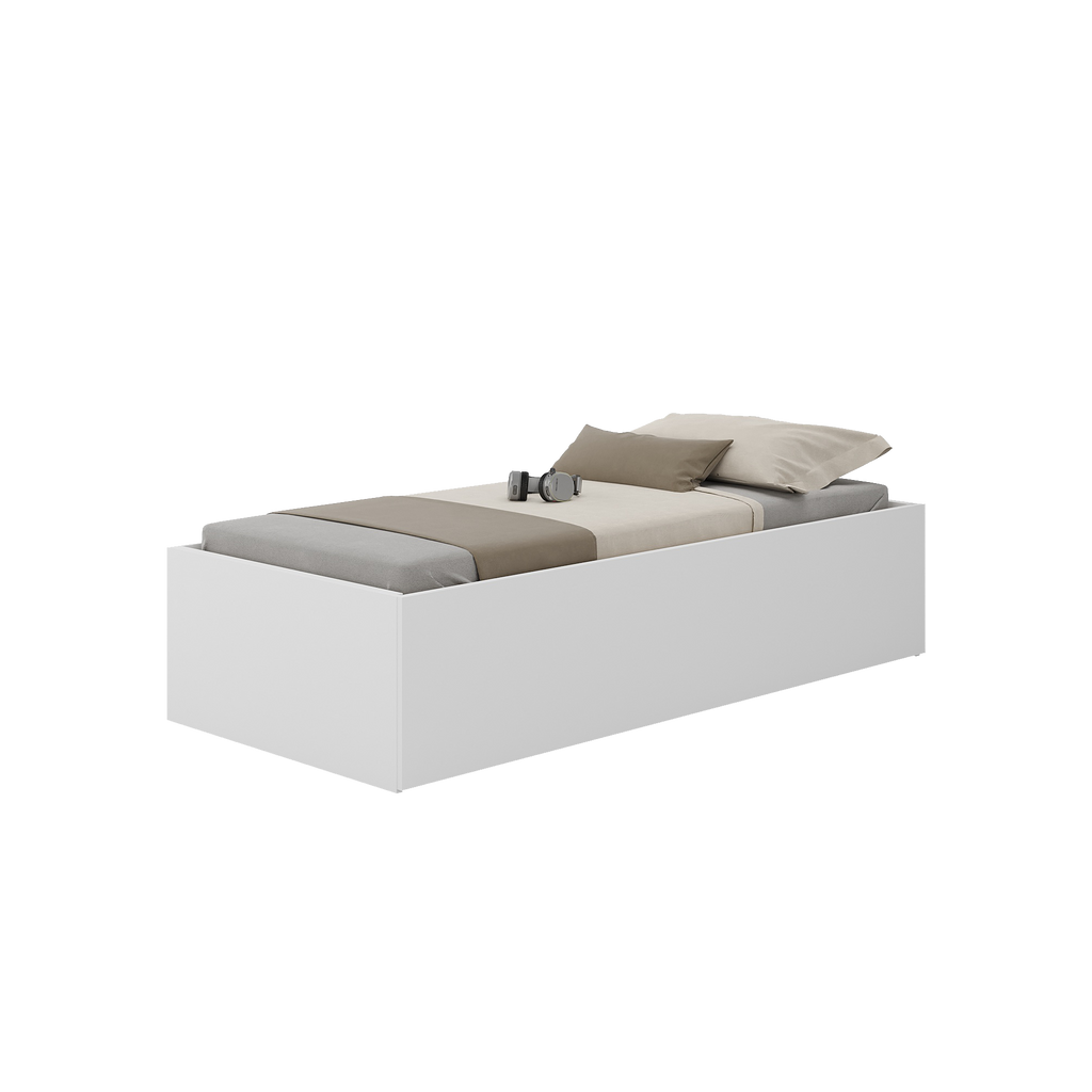 Cama Casal Retrátil com Gaveta Funcional Foscarini Branco