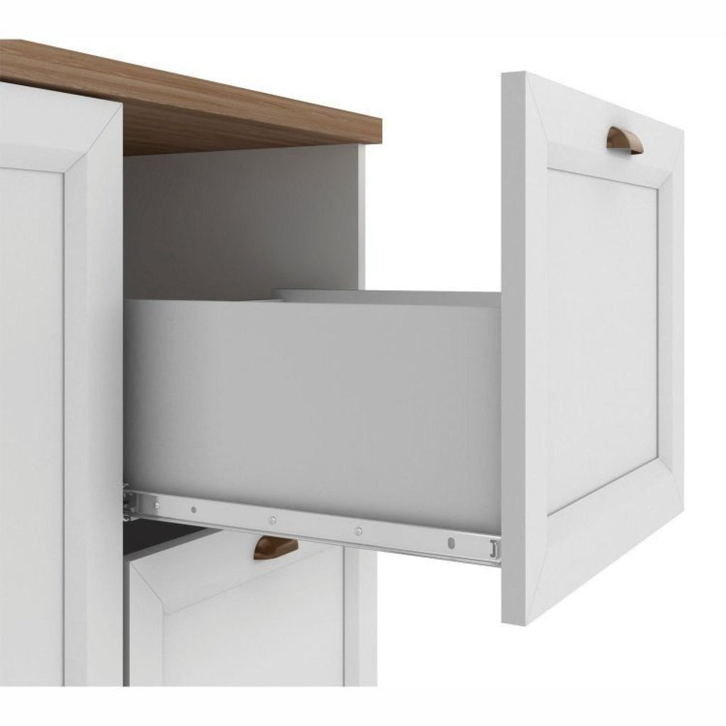Cozinha Completa Modulada Unna Yescasa 6 Peças 15 Portas 2 Gavetas Paneleiro Nicho Branco